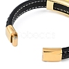 Microfiber Leather Cord Bracelets BJEW-P328-09G-3