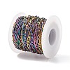 Ion Plating(IP) Rainbow Color 304 Stainless Steel Mother-Son Chains CHS-K001-84M-4