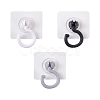 Cheriswelry 6Pcs 3 Color Plastic Rotate Hook Hangers AJEW-SW0001-05-1