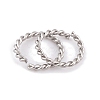 Non-Tarnish 304 Stainless Steel Qulck Link Rings FIND-Q103-04P-2