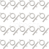 SUNNYCLUE 40Pcs 304 Stainless Steel Ring Toggle Clasps STAS-SC0007-42C-1