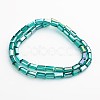 AB Color Plated Faceted Cuboid Electroplate Glass Beads Strands EGLA-F109-A06-2