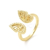 Butterfly Cuff Rings RJEW-G337-12G-4