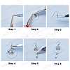 SUNNYCLUE DIY Dangle Earring Making Kits DIY-SC0016-28-4