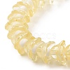 Transparent Glass Beads Strands LAMP-H061-01C-06-4