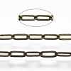 Brass Paperclip Chains X-CHC-S008-001D-AB-2