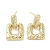 Brass Studs Earrings EJEW-K276-03G-1