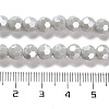 Electroplate Opaque Glass Beads Strands EGLA-A035-P6mm-A22-4