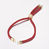 Nylon Twisted Cord Bracelet Making MAK-F019-01-2