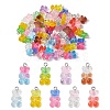 45Pcs 9 Colors Transparent Resin Pendants RESI-YW0001-03-1