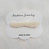 Imitation Pearl Alligator Hair Clips PW-WGA4327-10-1