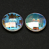 Taiwan Acrylic Rhinestone Buttons X-BUTT-F022-10mm-15-2