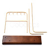 Rectangle Iron Jewelry Display Stands ODIS-F001-04G-3
