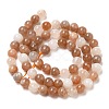 Natural Multi-Moonstone Beads Strands G-J157-6mm-06-01-2