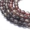 Natural Black Moonstone Beads Strands G-D0013-02-3