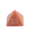 2024 New Natural Red Aventurine Carving four Mythical Beasts Pyramid Ornaments Modern Simple Crafts Crystal Ornaments PW-WG7BBAC-10-1