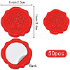 CRASPIRE Adhesive Wax Seal Stickers DIY-CP0009-12A-2
