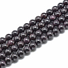 Natural Garnet Beads Strands X-G-R446-4mm-31-1