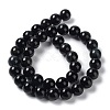 Natural Obsidian Beads Strands G-G099-10mm-24-5