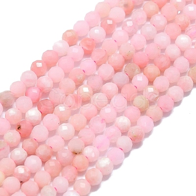 Natural Pink Opal Beads Strands G-G106-C04-02-1