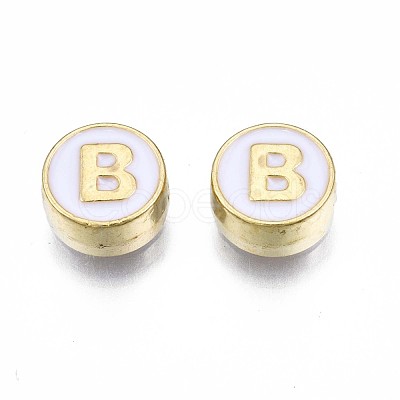 Alloy Enamel Beads X-ENAM-N052-006-01B-RS-1