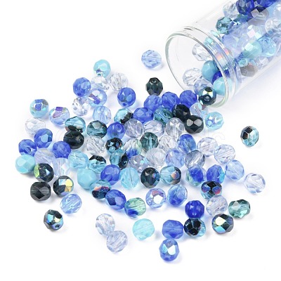 Fire-Polished Czech Glass Beads LAMP-O017-151-B2M6-1