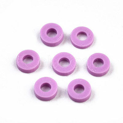 Handmade Polymer Clay Beads CLAY-R067-8.0mm-B01-1