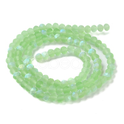 Transparent Glass Beads Strands EGLA-A044-T3mm-MB09-1