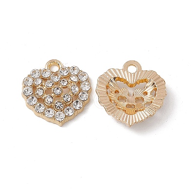 Alloy Rhinestone Pendants ALRI-K049-14C-1