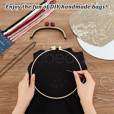 DIY Ethnic Style Embroidery Crossbody Bags Kits DIY-WH0292-86A-1