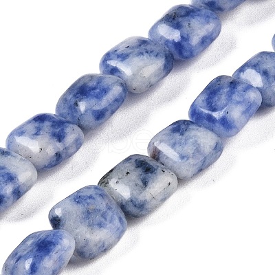 Natural Blue Spot Jasper Beads Strands G-M435-A03-01-1