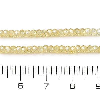 Transparent Gradient Color Cubic Zirconia Strand ZIRC-NH0002-01G-1