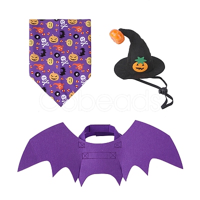 Cloth Pet Bat Wings PW-WG8B18B-01-1