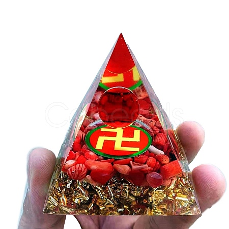 Orgonite Pyramid Resin Energy Generators PW-WG2214D-04-1