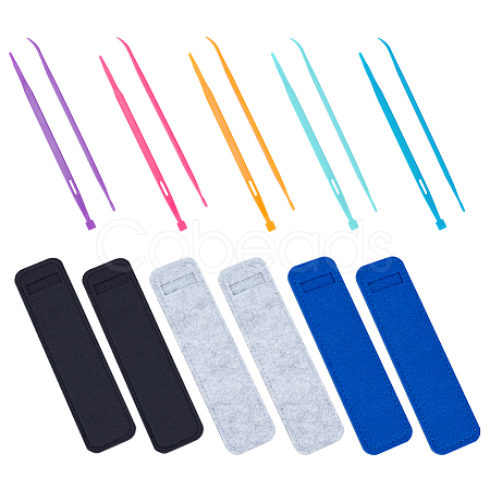  10Pcs 5 Colors Plastic Drawstring Threaders TOOL-NB0002-07-1