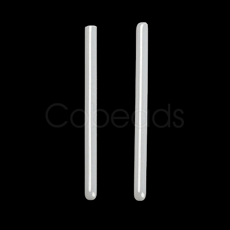 Hypoallergenic Bioceramics Zirconia Ceramic Straight Bar Stud Earrings AJEW-Z014-05D-1