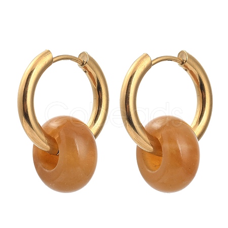 304 Stainless Steel Huggie Hoop Earrings EJEW-JE04260-03-1