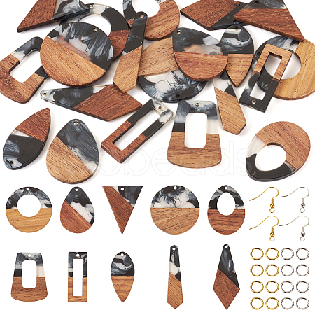 DIY Geometry Earring Making Kit DIY-TA0005-36-1