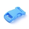 Plastic Adjustable Quick Side Release Buckles, for Luggage Straps Backpack Repairing, Rectangle, Light Sky Blue, 29x15mm, Hole: 10mm