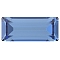 Preciosa&reg MAXIMA Crystal Fancy Stones, Czech Crystal, 435 26 212 Baguette, Dura Foiling, 30050 Sapphire, 4x2mm.