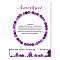 Natural Amethyst Bead Stretch Bracelets for Women, 