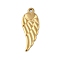 Ion Plating(IP) 304 Stainless Steel Pendants, Wing Charm, Real 18K Gold Plated, 20x7.5x1.5mm, Hole: 1.2mm