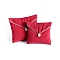 Rectangle Velvet Storage Bags, Packaging Bag, Red, 9x11cm