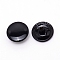 Iron Snap Buttons, for Costume Jacket Coat Accessories, Black, 1.25x0.45cm, Hole: 2mm