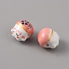 Handmade Porcelain Beads PORC-WH0016-02B-2