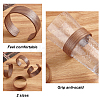 PandaHall Elite 4Pcs 2 Style Walnut Wood Cup Sleeve AJEW-PH0003-87-4