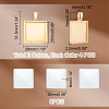 Unicraftale DIY Blank Square Pendant Making Kit DIY-UN0005-45-3