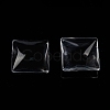 Transparent Glass Square Cabochons X-GGLA-A001-30mm-2