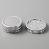 Aluminium Shallow Round Candle Tins AJEW-WH0312-58D-2