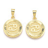 Brass Pendants KK-T070-01G-08-2